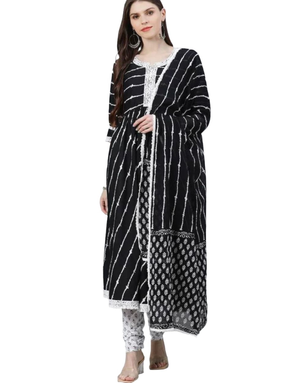 Indian Kurta with Churidar and Dupatta In Germany