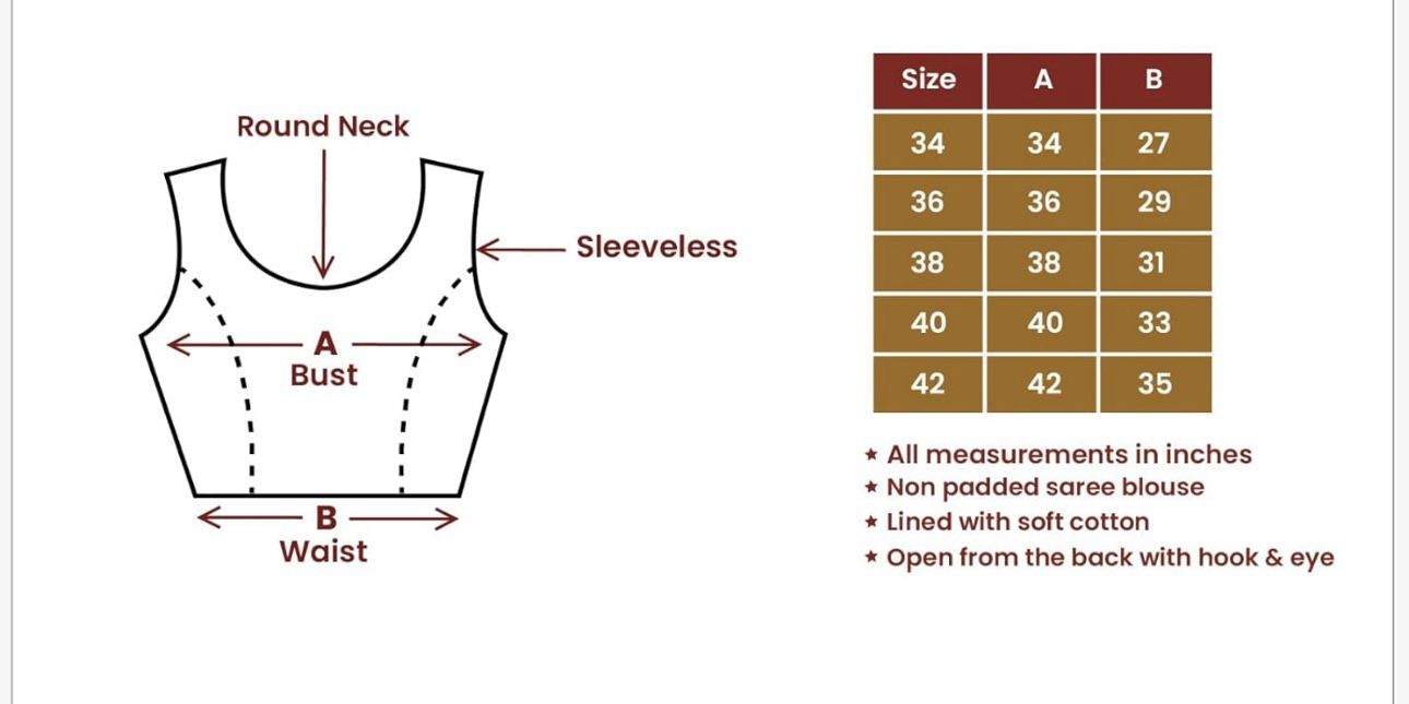 Women's Readymade Art Silk Sleeveless Saree Blouse(Navy Blouse)