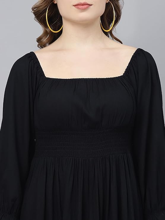 Women A-line Black Dress in Germany