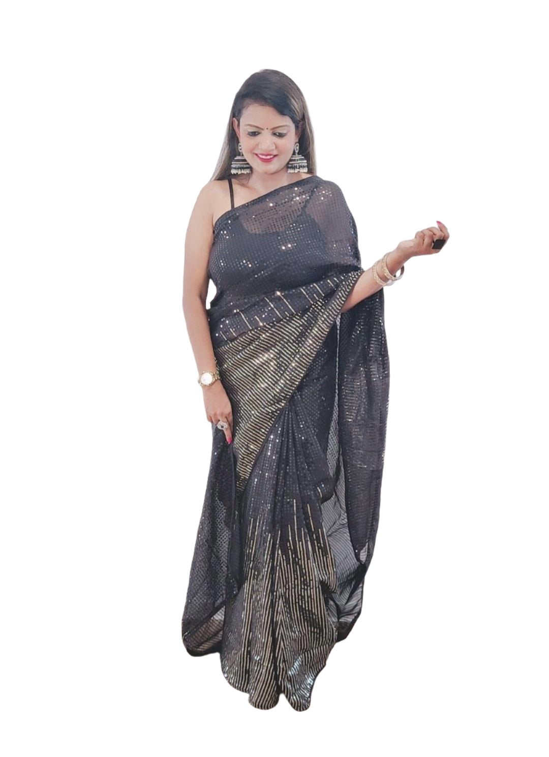 Sequence Georgette Saree
