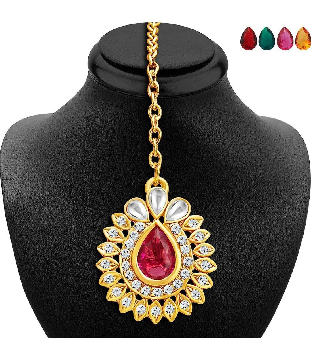 Kundan Gold Plated Wedding Necklace Set for Women
