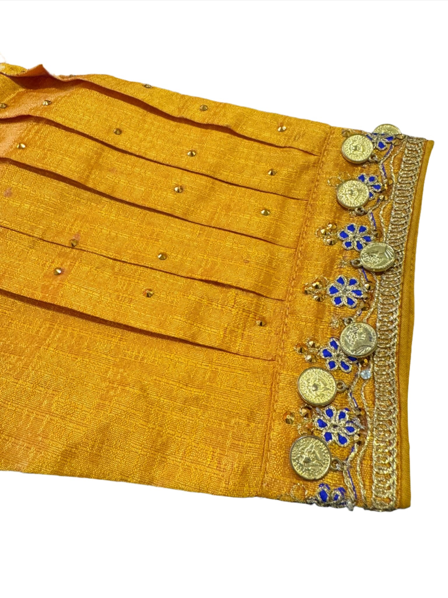 Silk Temple Coin Blouse