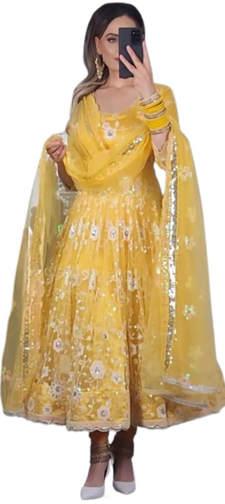 Net Long Gown
