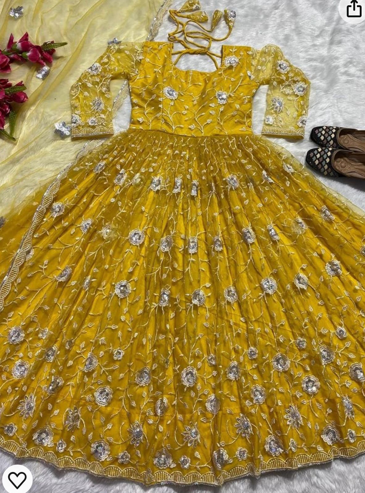 Net Long Gown