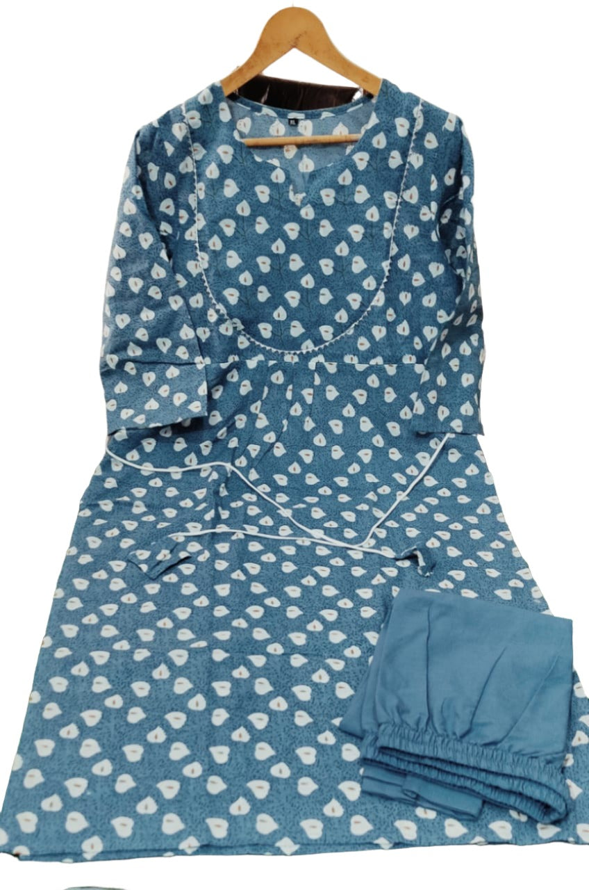 Naira Cut Kurti with Pant In Germany