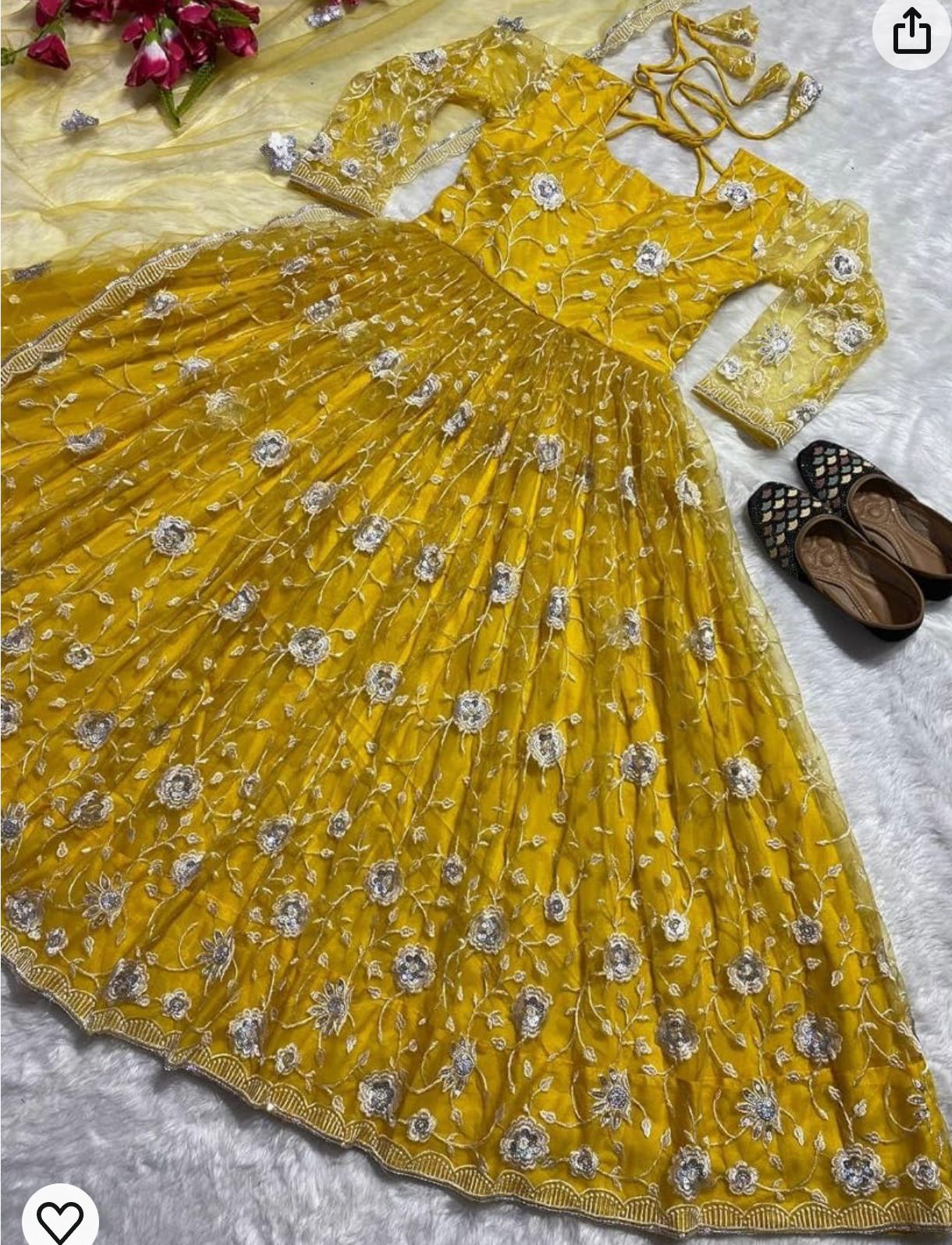 Net Long Gown