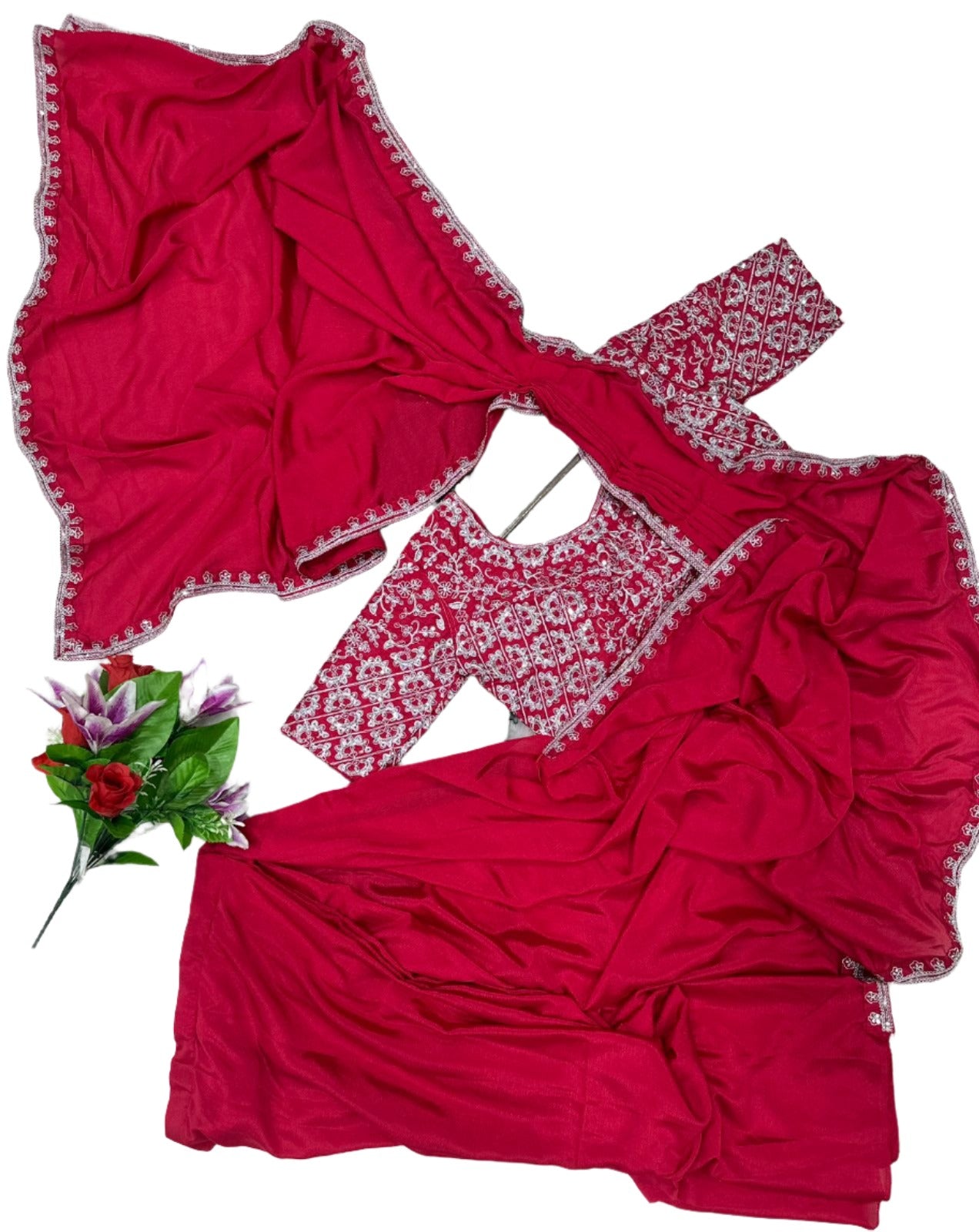 Ready To Wear Saree With Stitched Blouse In Germany