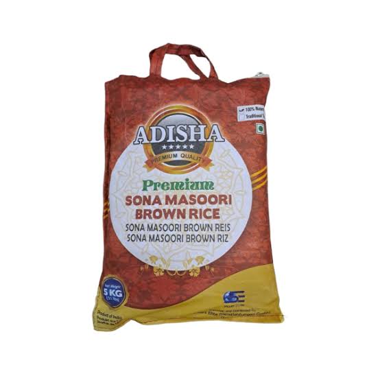 Adisha Sona Masoori Brown Rice 5kg