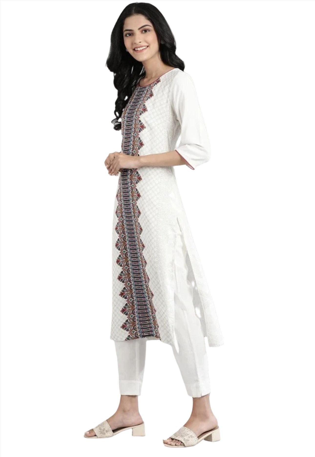 Off White Printed Kurta in berlin