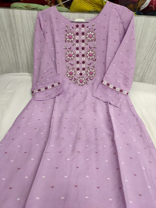 Cotton Rayon handwork and embroidery Kurti in Munich