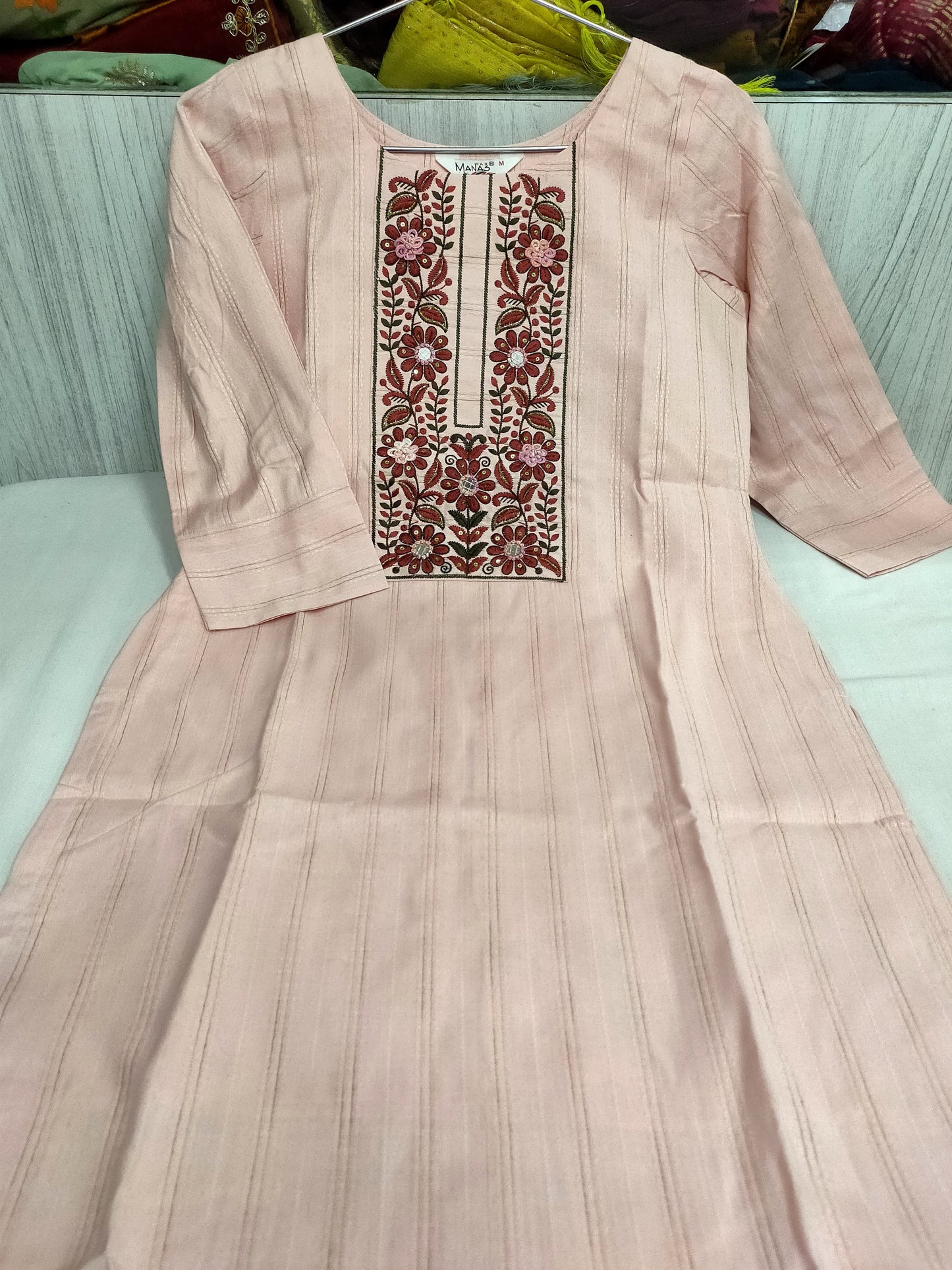Cotton Rayon handwork and embroidery Kurti in Munich