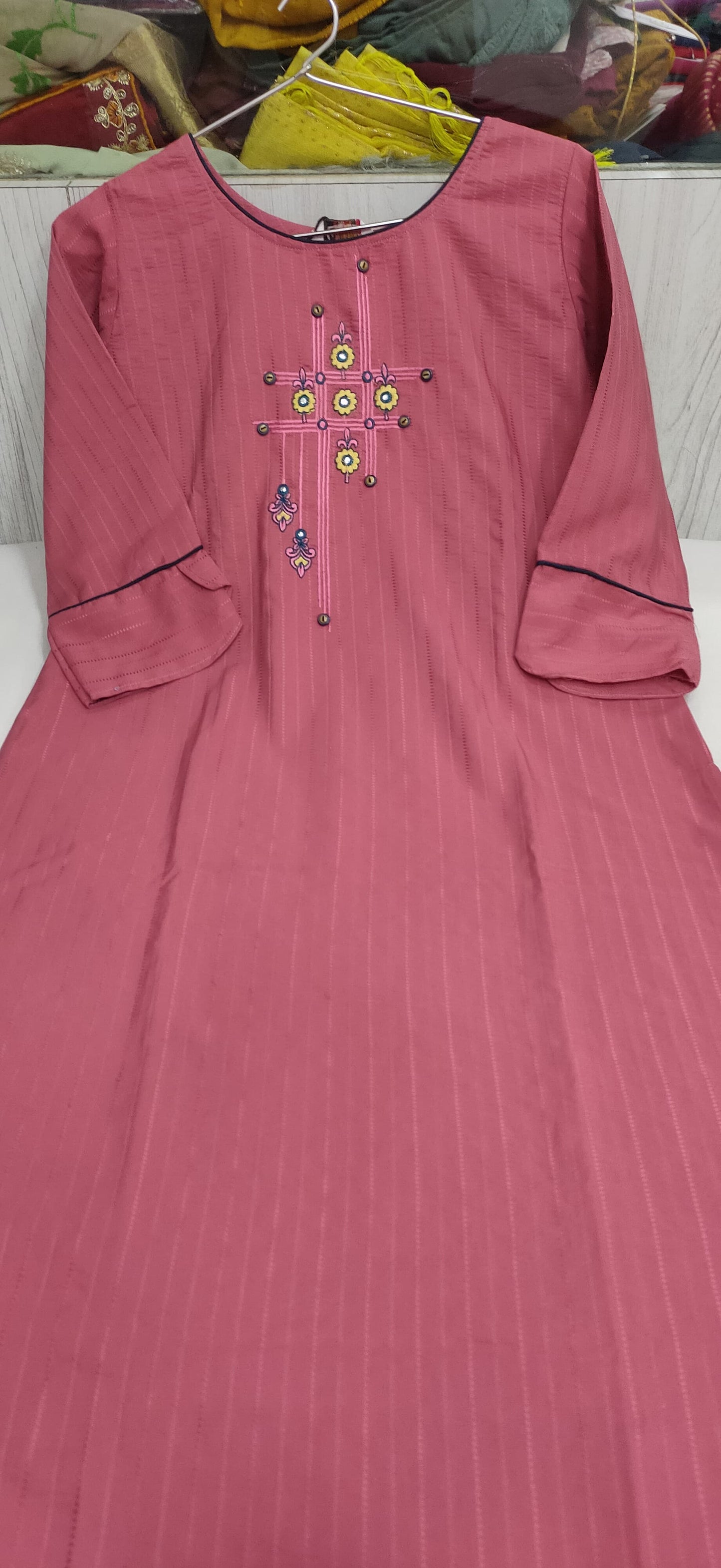Cotton Rayon handwork and embroidery Kurti in Germany