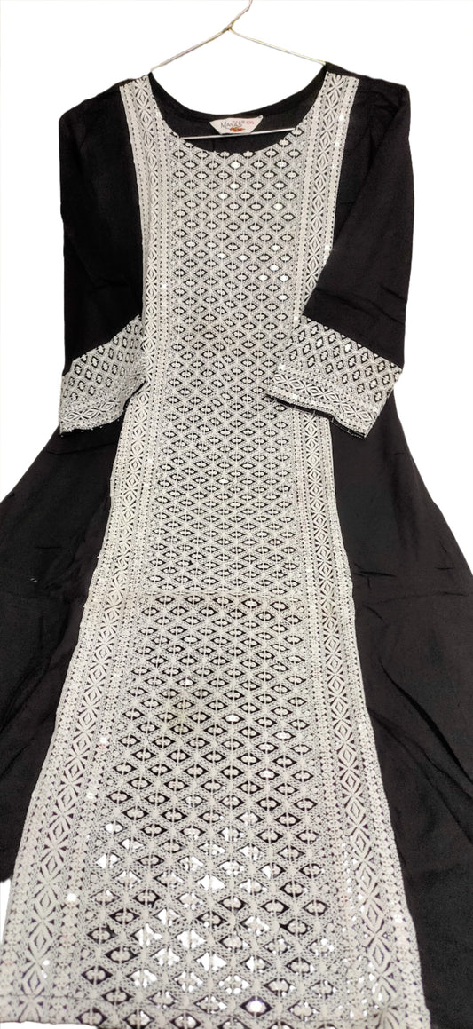 Cotton Rayon Sequence and embroidery Kurti in Poland