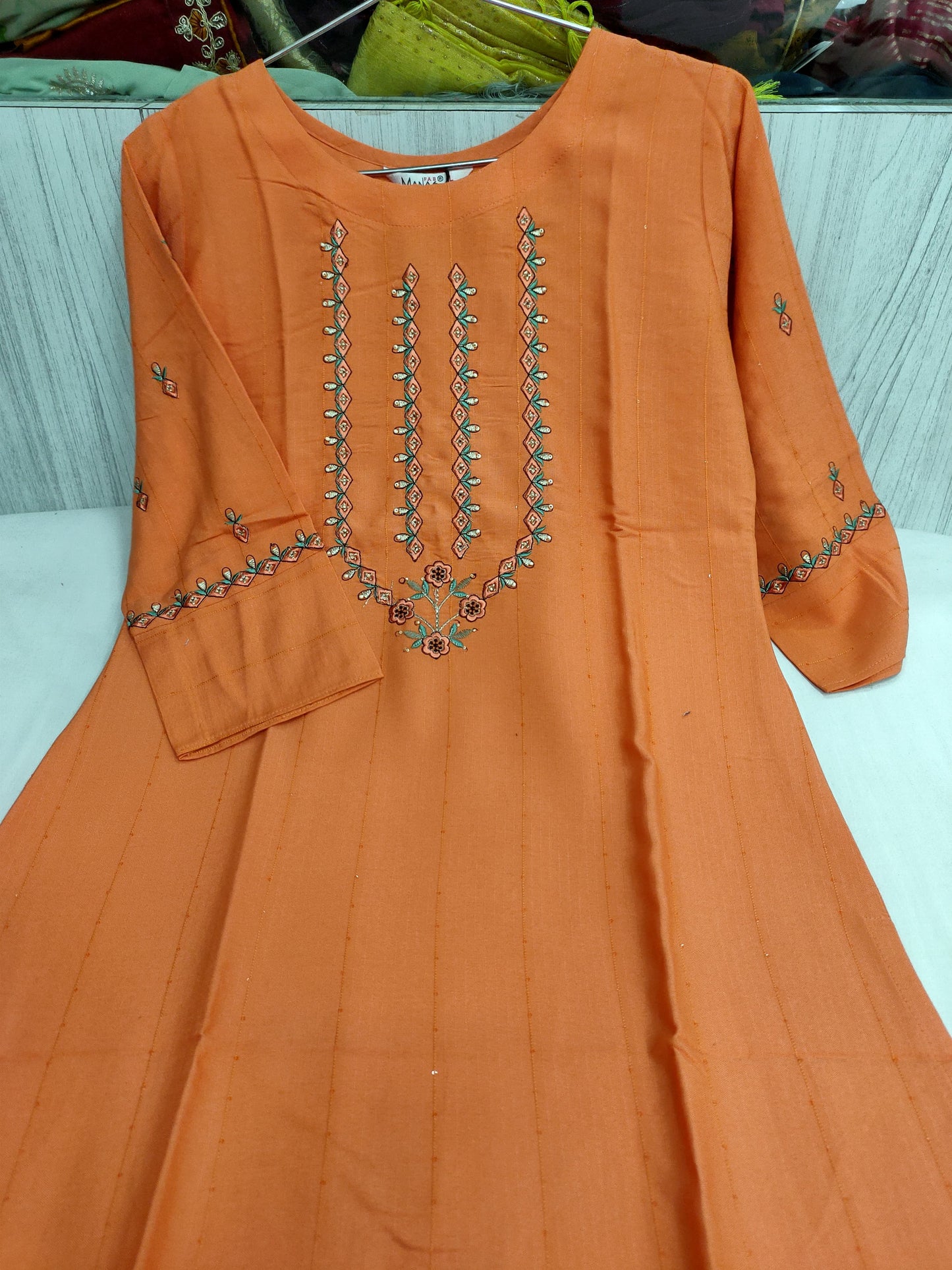 Cotton Rayon handwork and embroidery Kurti in Germany