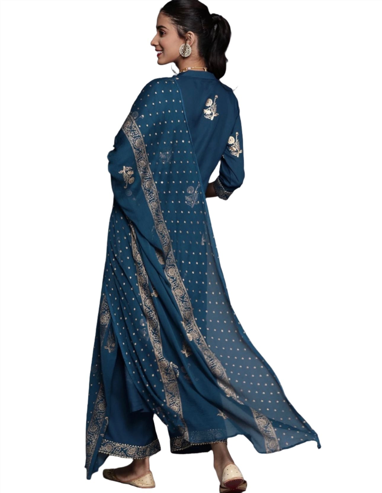 Woven viscose Rayon kurta Plazzo set in Munich