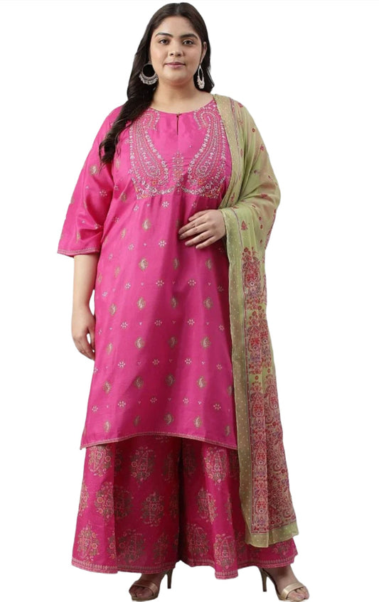 Women Viscose Rayon Kurta Skirt Set in Munich