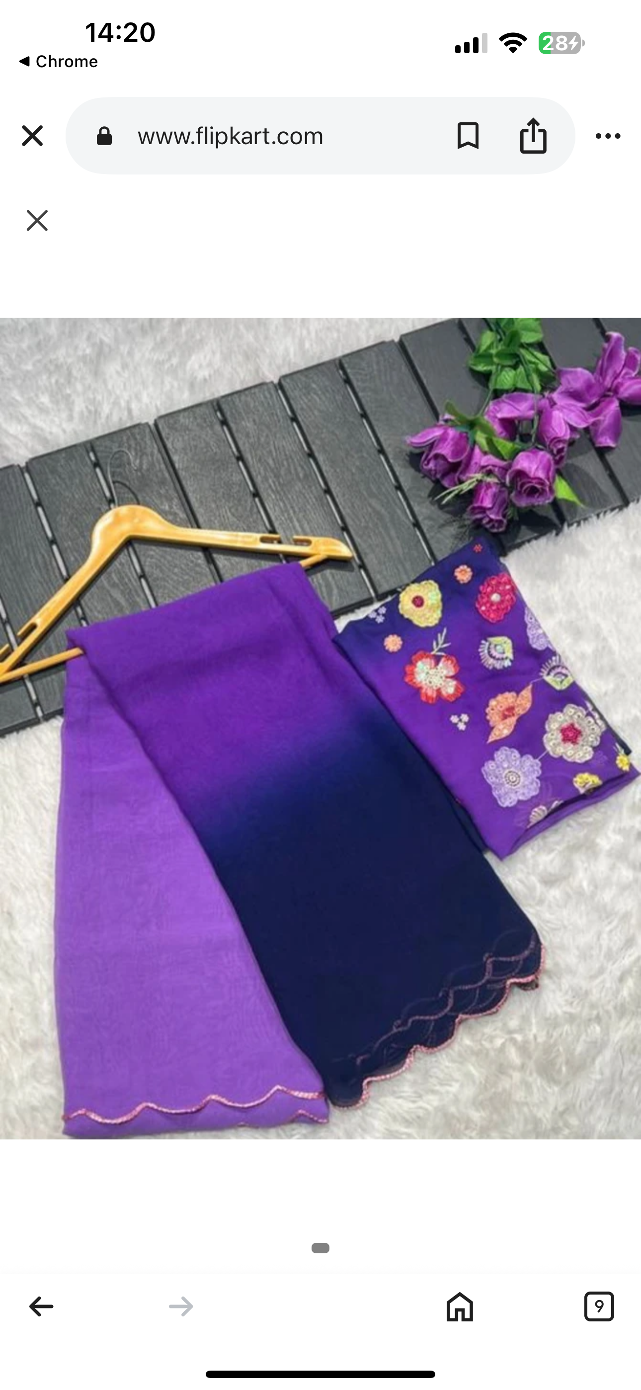 Multicoloured Georgette Ready to Wear Saree