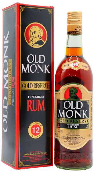 Old Monk Gold Reserve 12 Years Rum 42.8% Vol. 700ml
