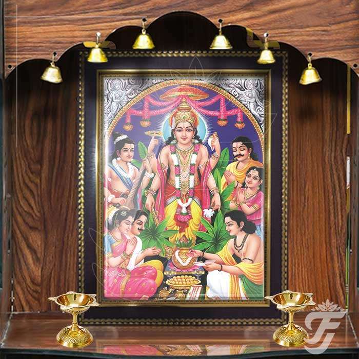 PHOTO FRAME SRI SATYANARAYANA POOJA - SMALL