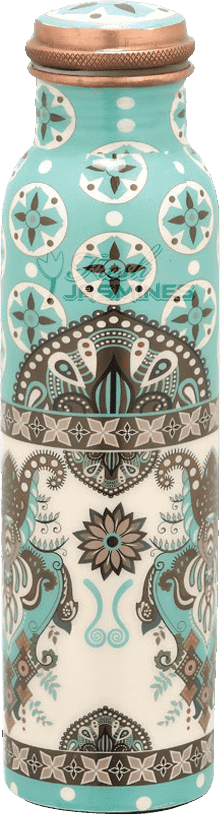 COPPER MEENA PRINT 950ML BOTTLE