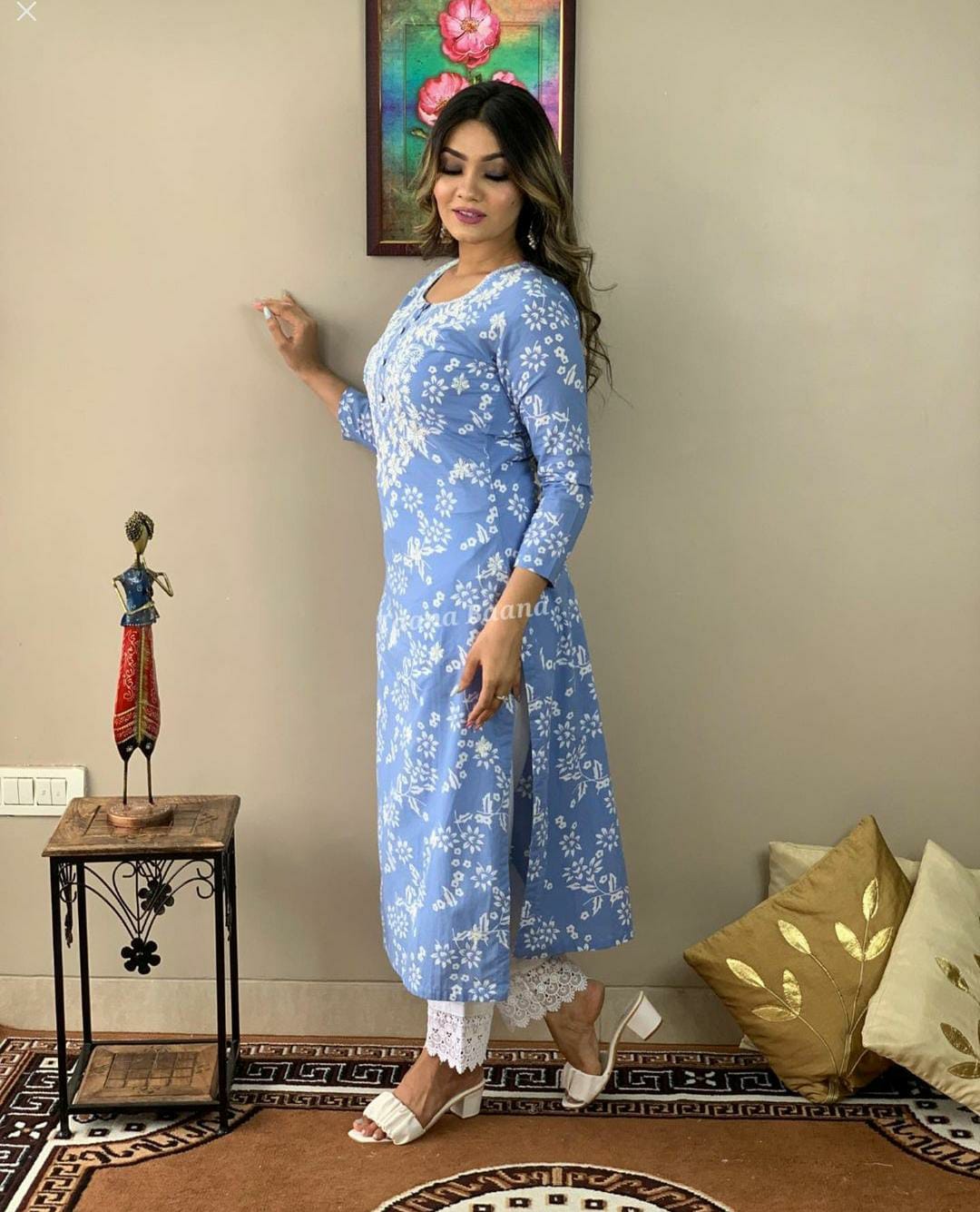 Jaipuri Pure Cotton Suit(Festival Collection)