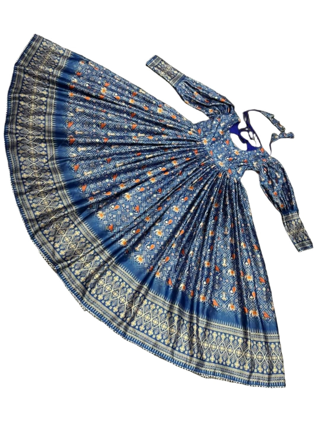 Beautiful Designer Gown On havy Gota Zari febric and Inner with Digital Print(Pakishtani Suit)