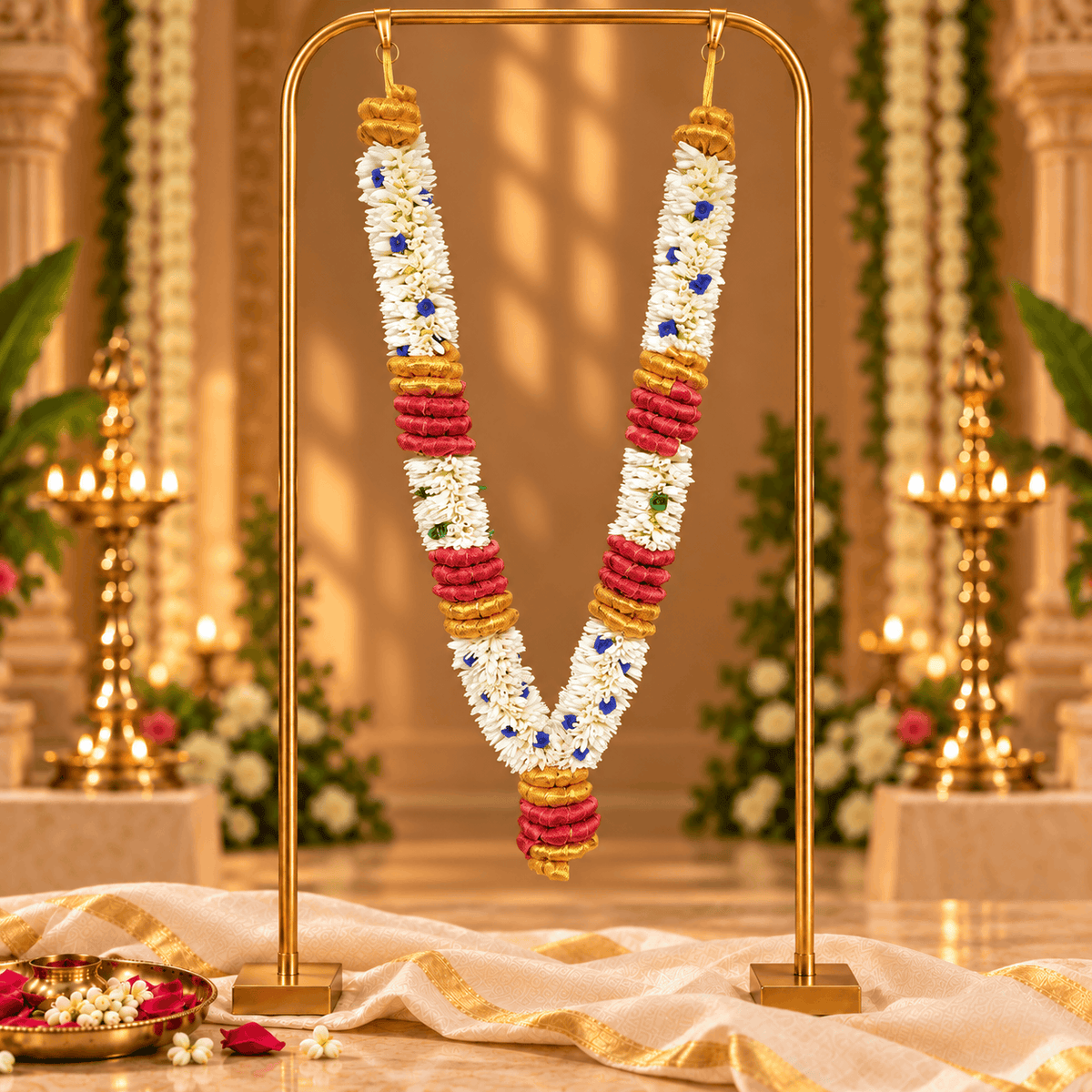 Simple wedding Garlands 015
