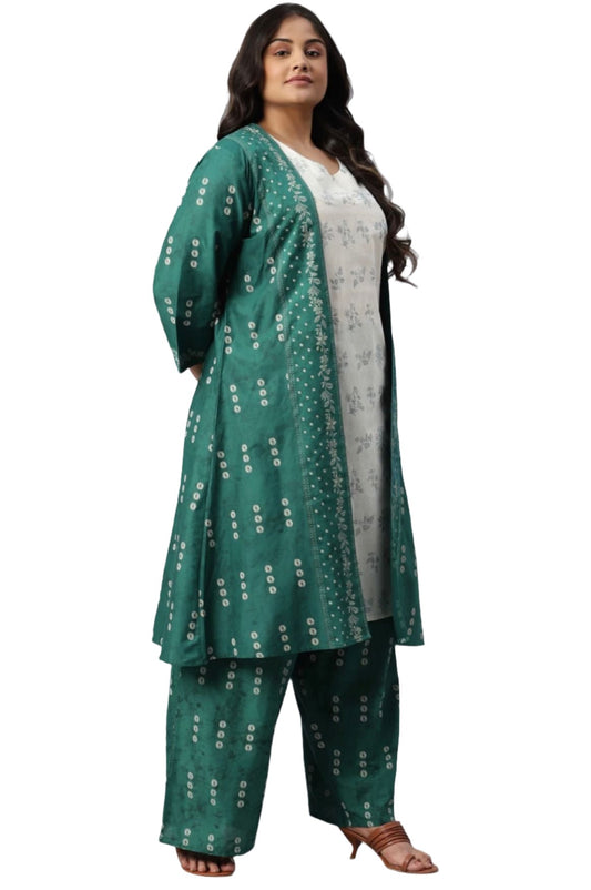 Women Cotton Blend Kurta Palazzo Set in Germany