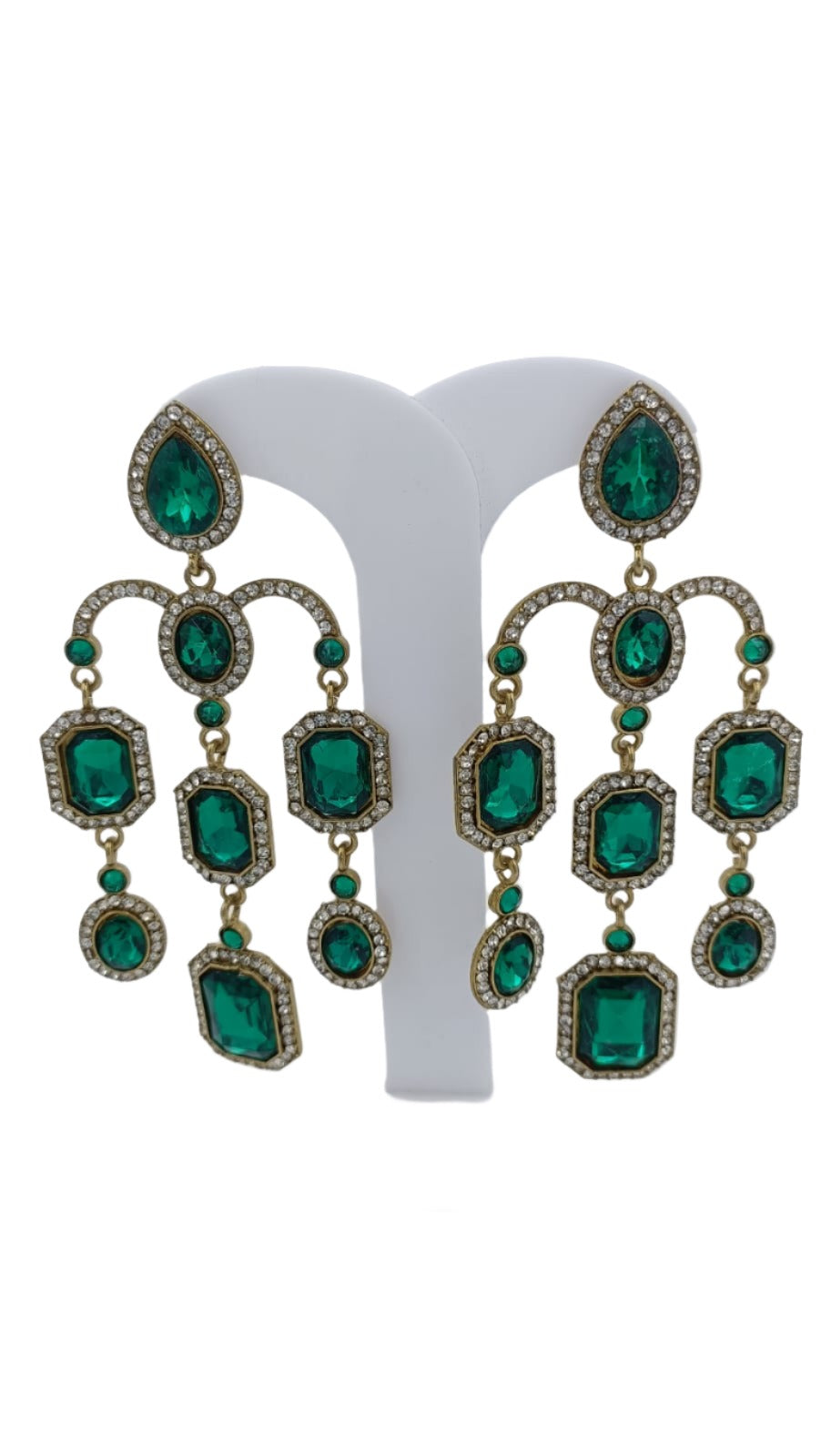 Designer Kundan Stone Studded Jhumka Golden Earrings in Berlin