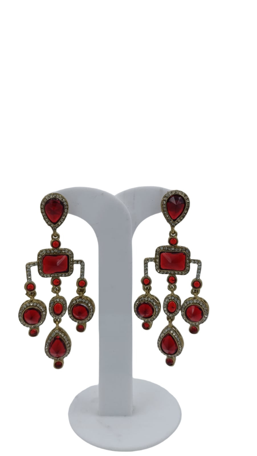 Designer Kundan Stone Studded Jhumka Golden Earrings in Berlin