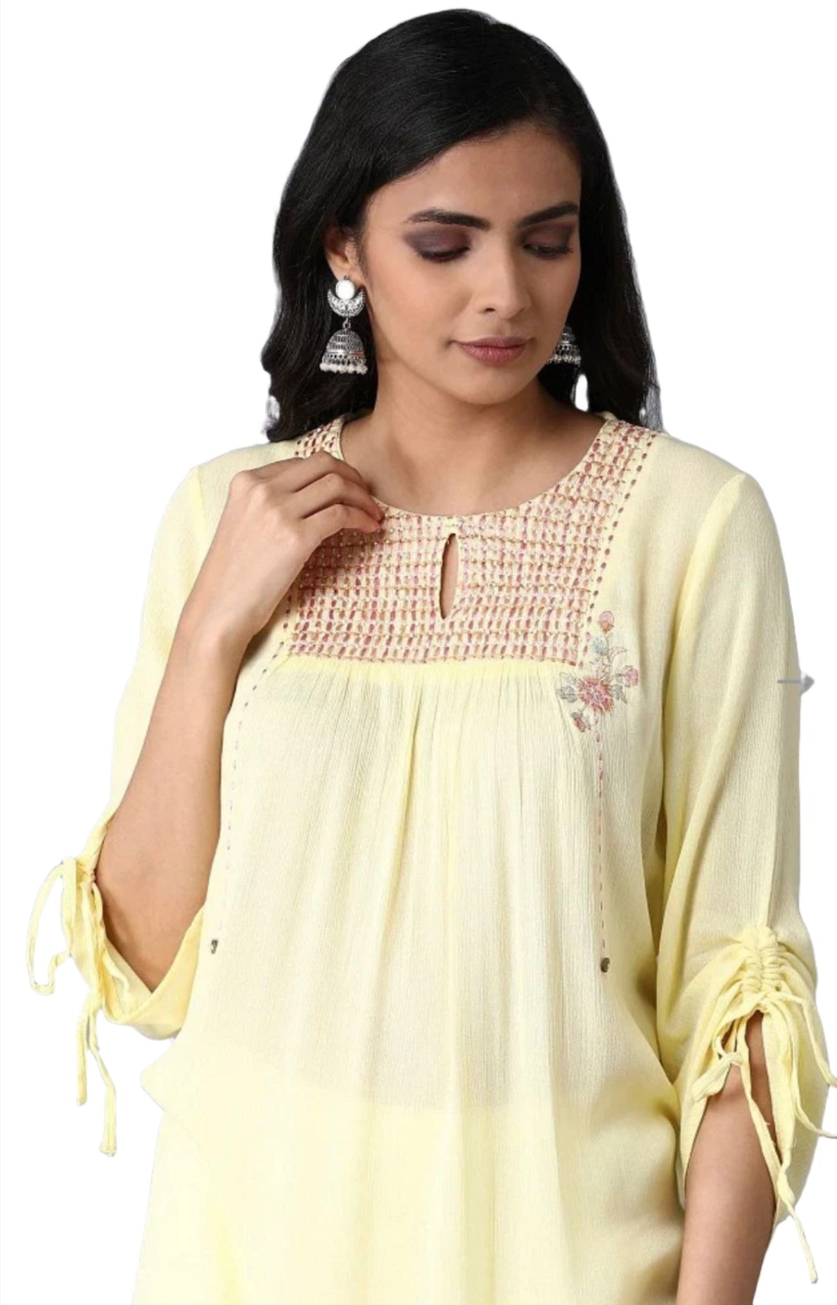 Lemon Yellow Straight kurta in Germany