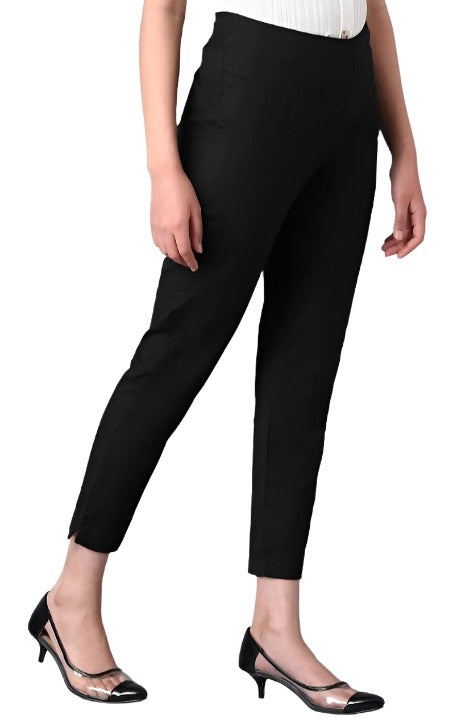 Black Fitted Pants in Poland