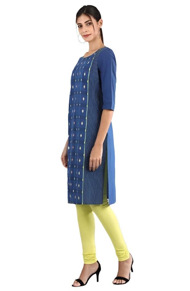 Blue Straight Kurta in Berlin