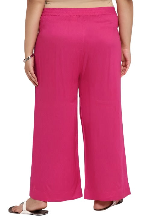 Pink Solid Palazzos in Essen