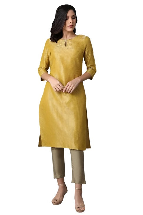 Yellow Straight kurta in Berlin