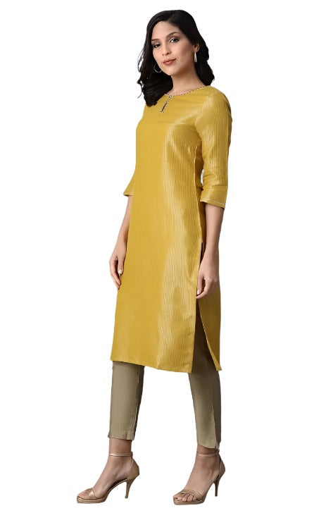 Yellow Straight kurta in Berlin
