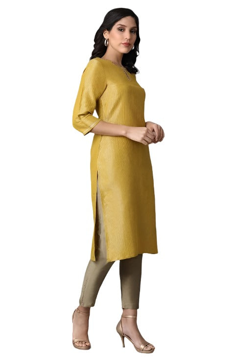 Yellow Straight kurta in Berlin