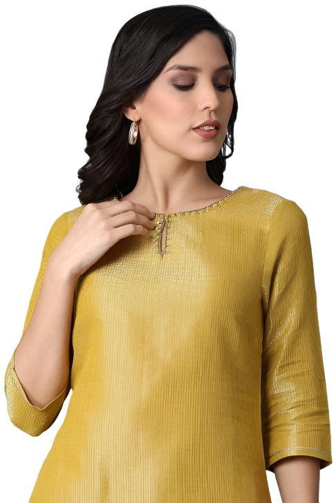 Yellow Straight kurta in Berlin
