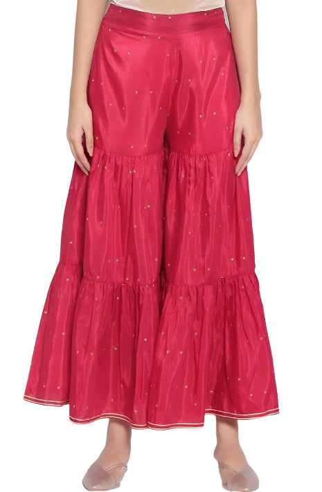Persian Red Printed Sharara in Essen