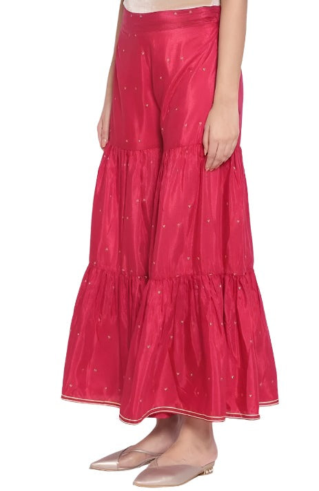 Persian Red Printed Sharara in Essen