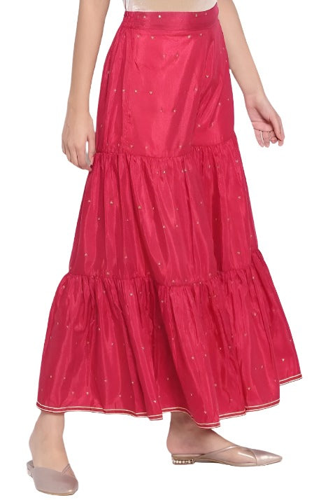 Persian Red Printed Sharara in Essen