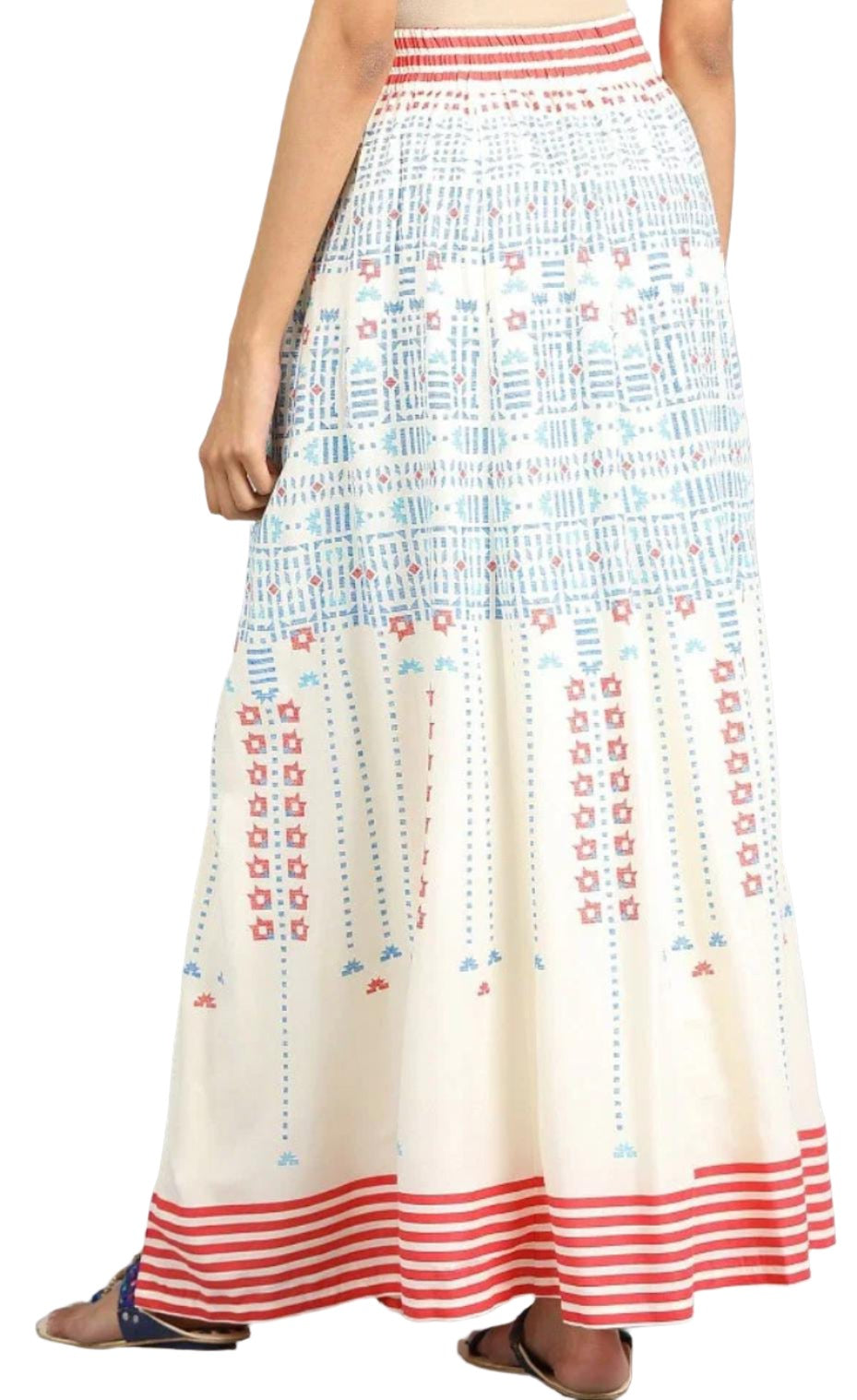 White Printed Skirt in Germany