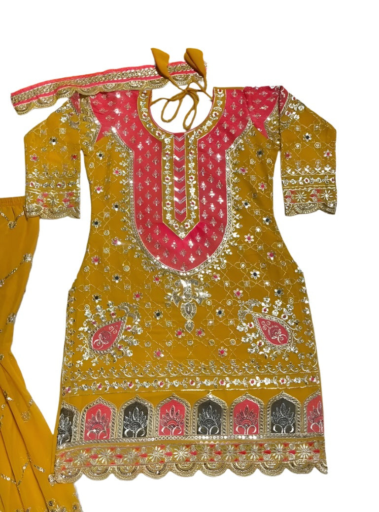 Indian Bollywood Wedding Suit Salwar Kameez Wear Party Designer Pakistani Dress in Belin