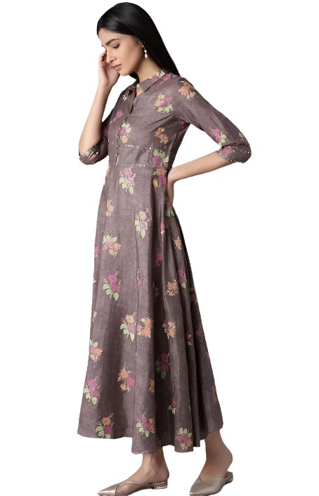 Purple Shirt Dress in Germany