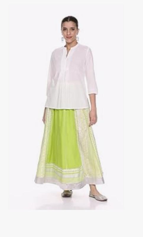 Woman Green Printed Skirt in Germany