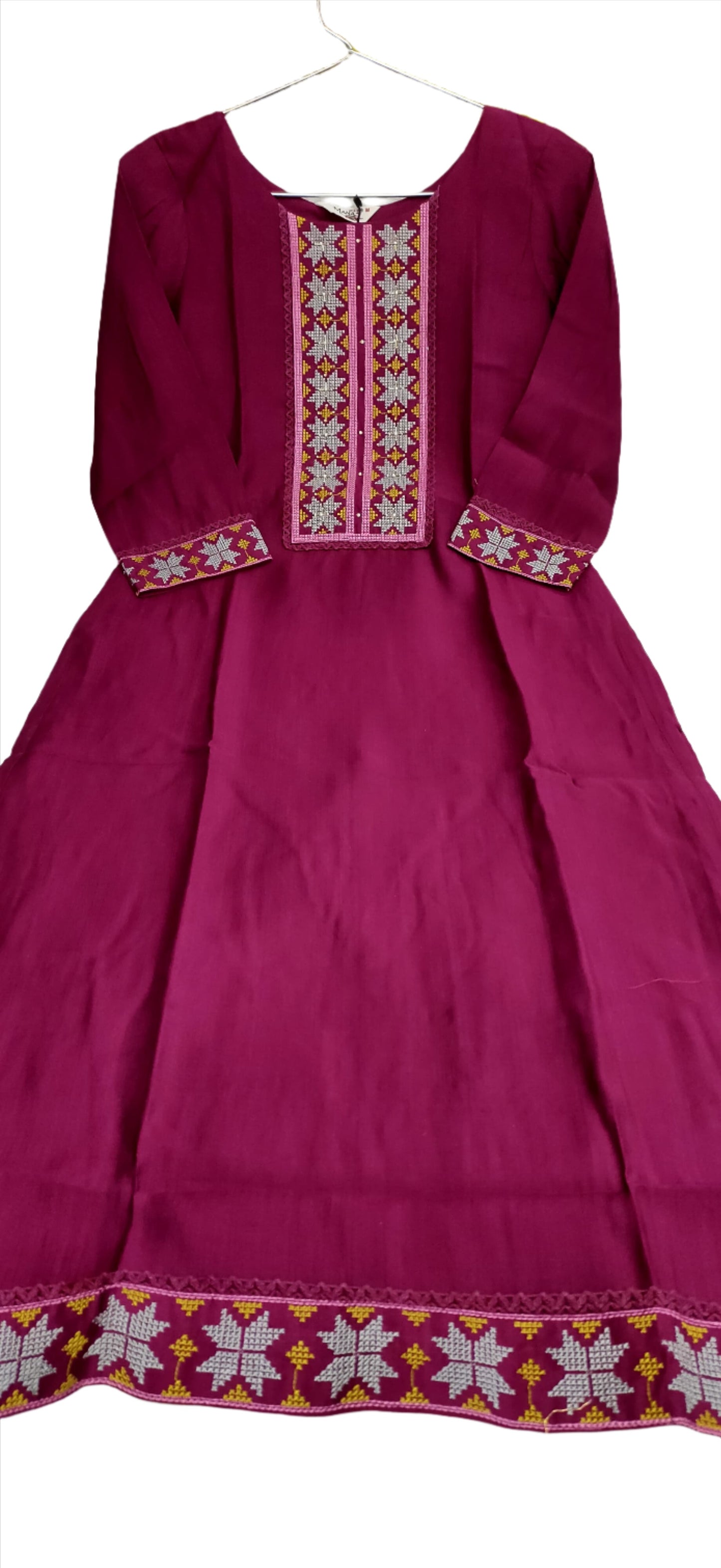 Pure cotton embroidery thread work kurta in Munich