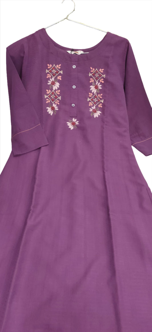 Pure cotton embroidery handwork kurta in Munich