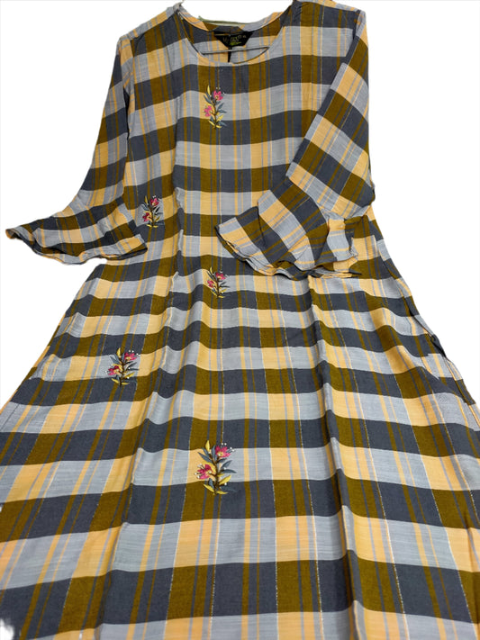 Pure cotton embroidery threadwork kurta in Munich