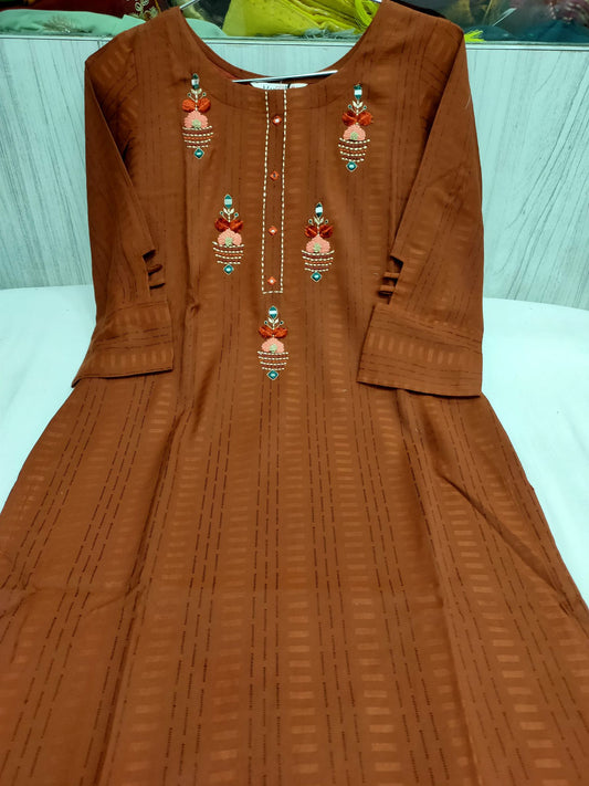 Pure cotton embroidery Kurta in Germany