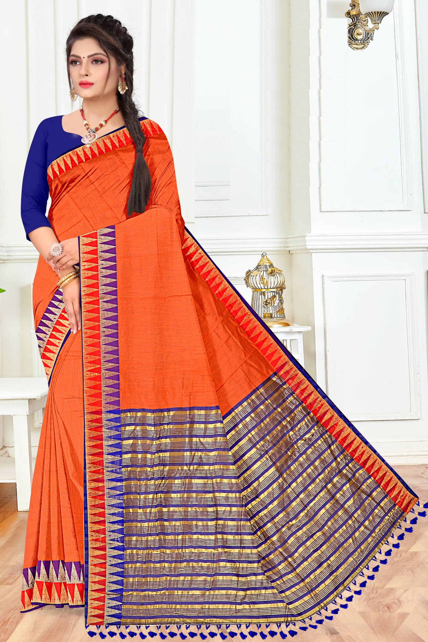 Pure Cotton Saree in Germany